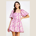 Fancy Magenta Party Dress