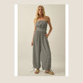 Gingham Plaid Jumpsuit