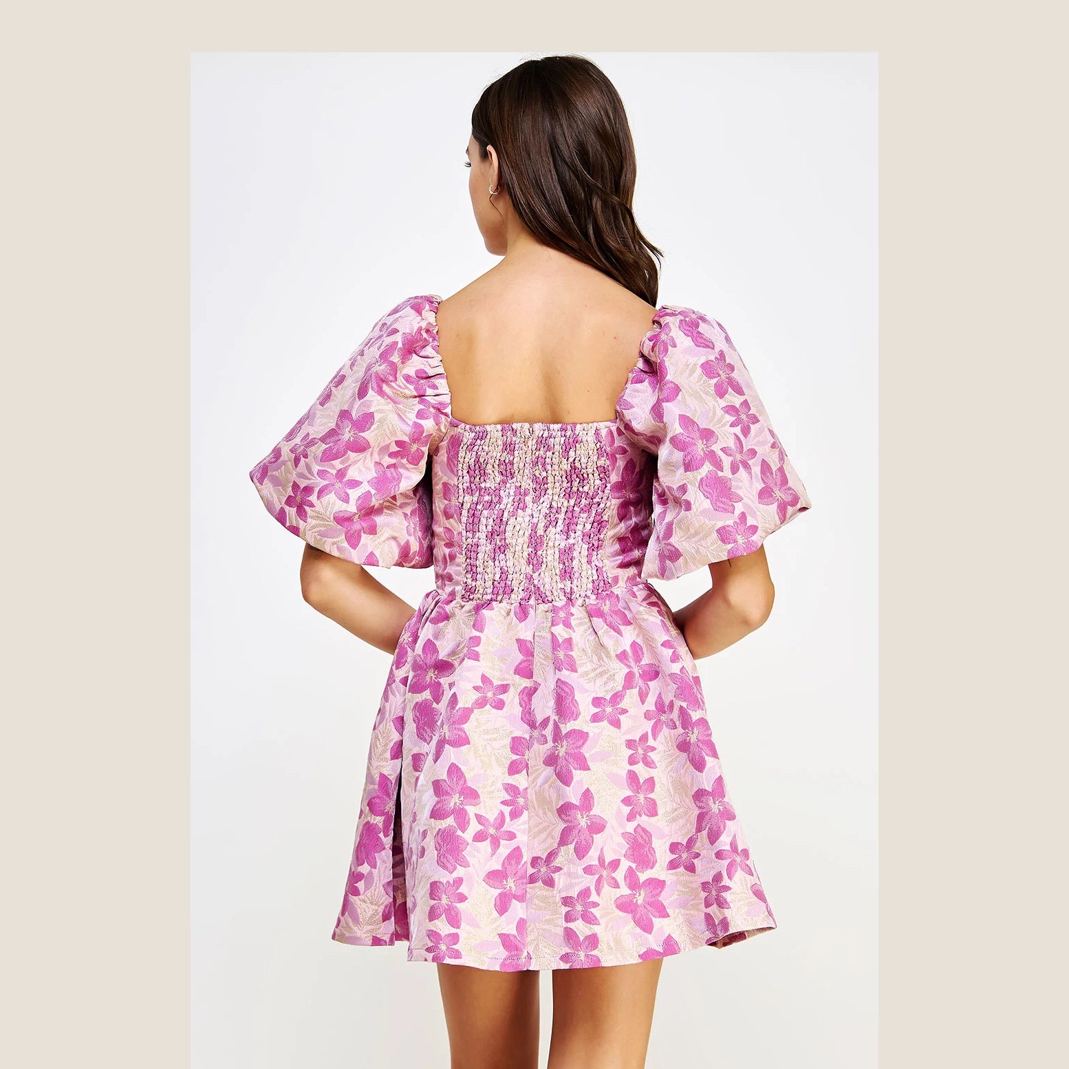 Fancy Magenta Party Dress