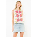 Sleeveless Foral Blouse