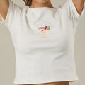 Embroidered Spicy Martini Tee-Shirt