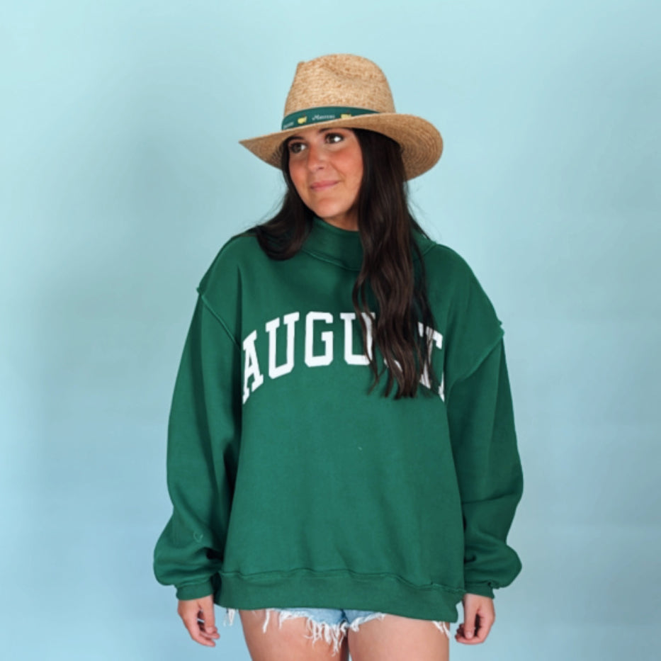 AUGUSTA Mock-neck Fleece Sweatshirt
