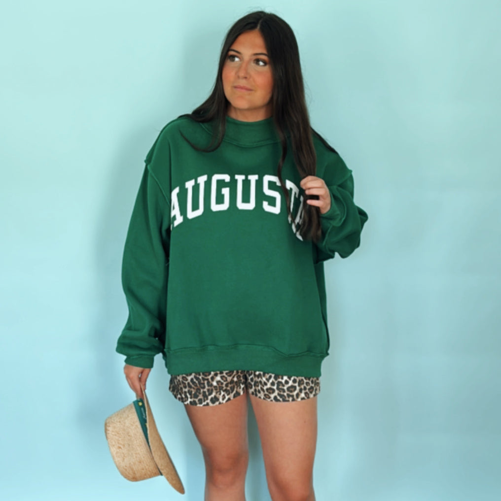 AUGUSTA Mock-neck Fleece Sweatshirt