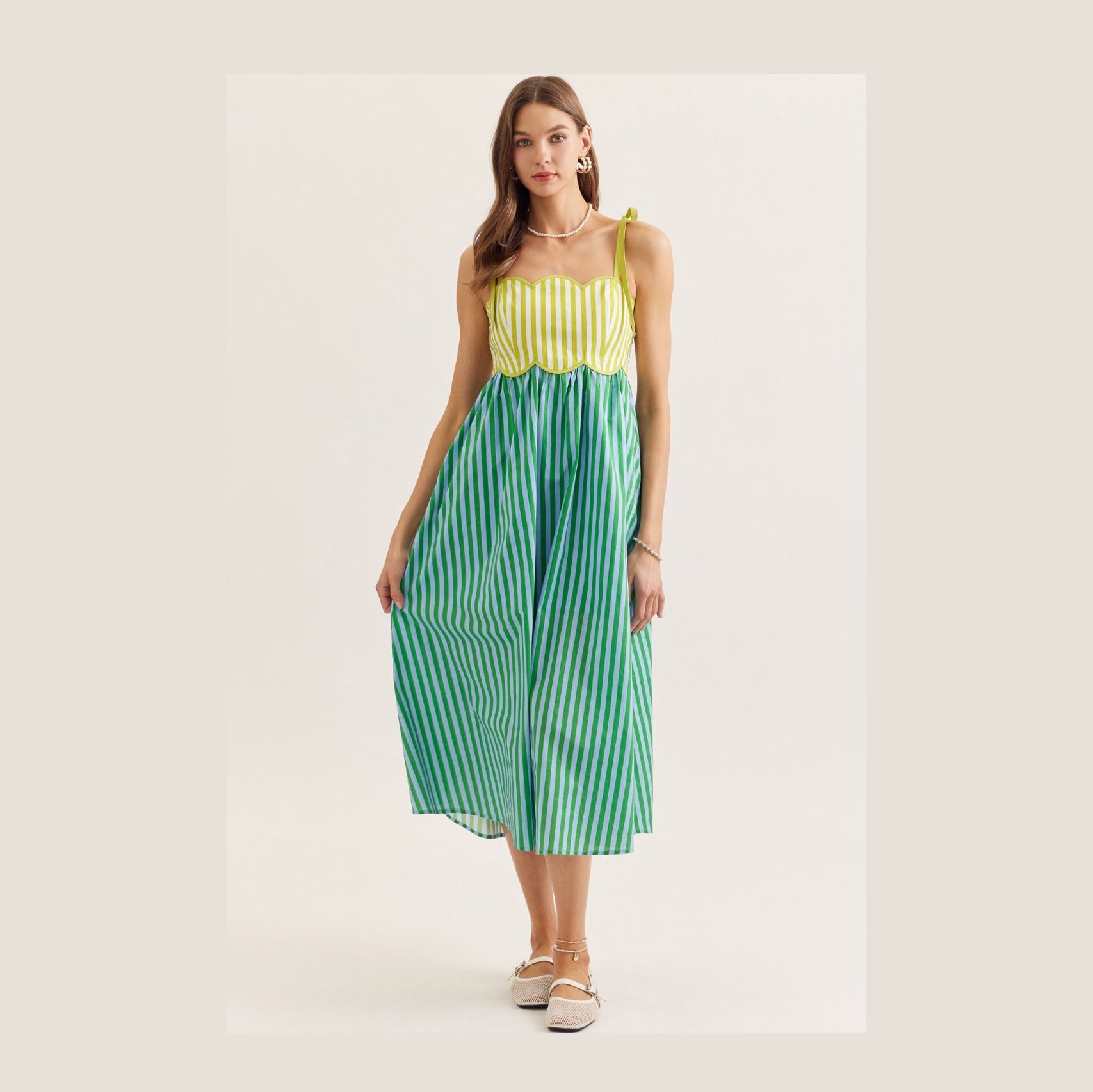 Kiwi Green Dress