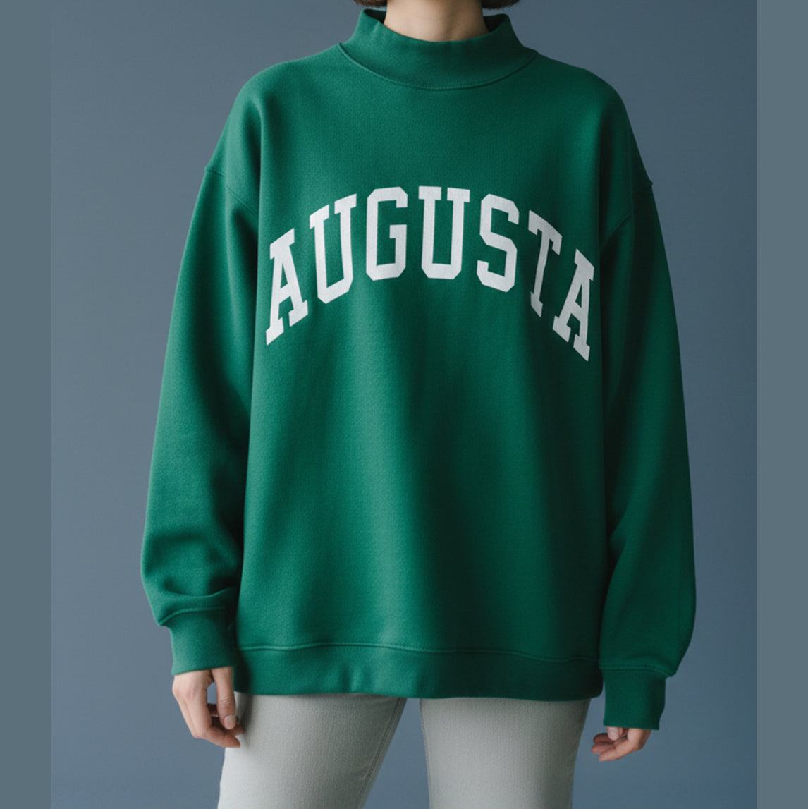 AUGUSTA Mock-neck Fleece Sweatshirt