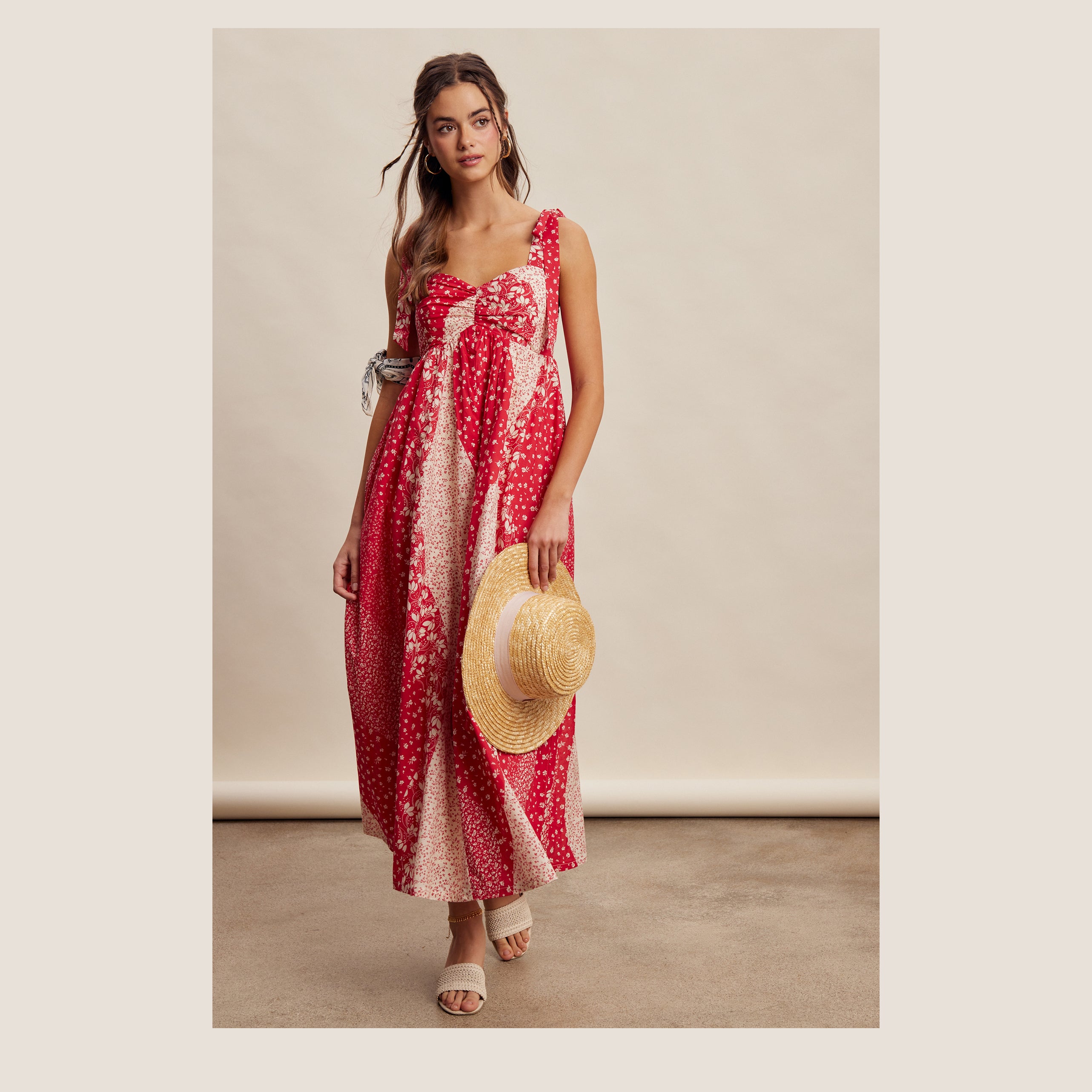 Patchwork Maxi Dress