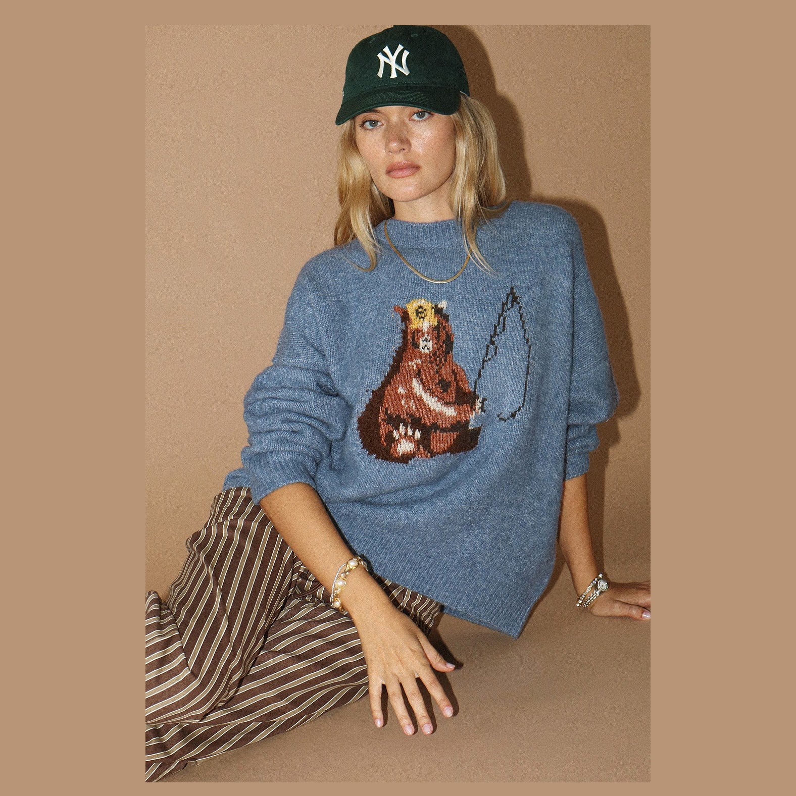 Finn Fishing Bear Sweater