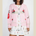 Hazel Hole In One Zip Sweater