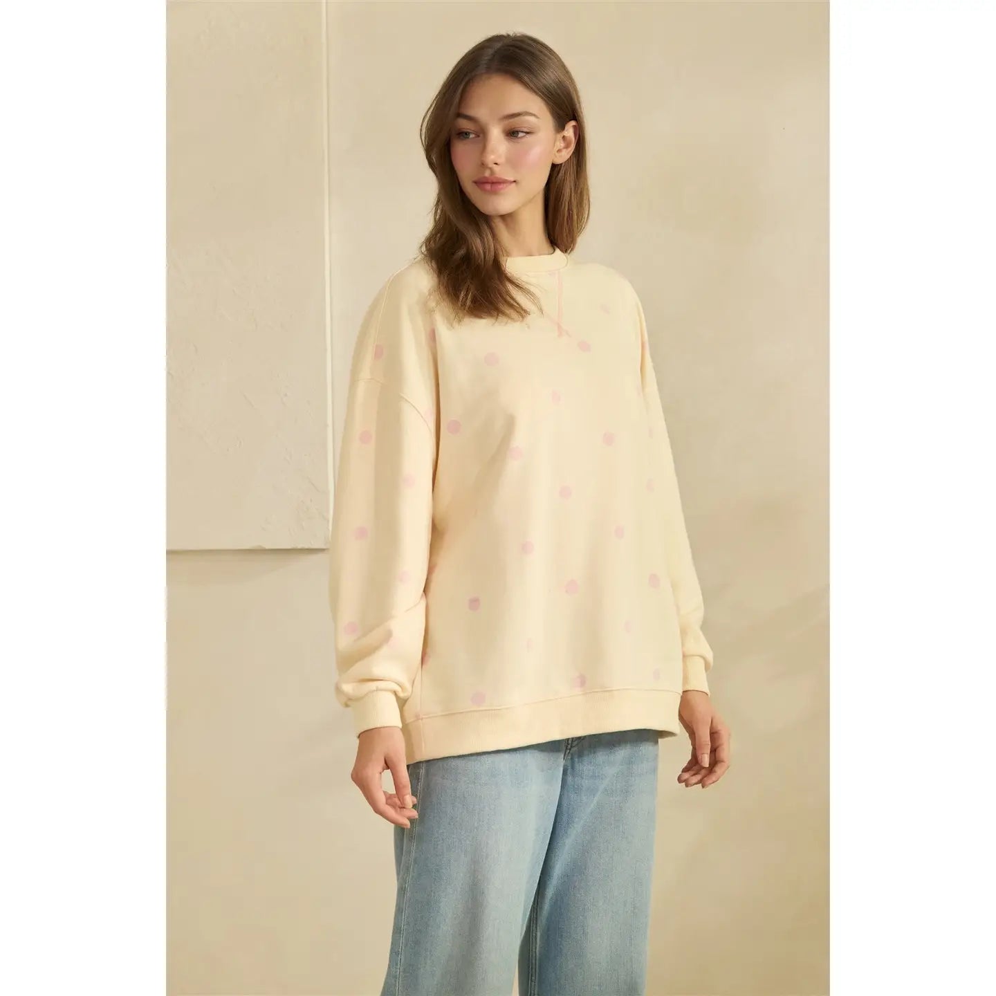 Polka Dot Sweatshirt