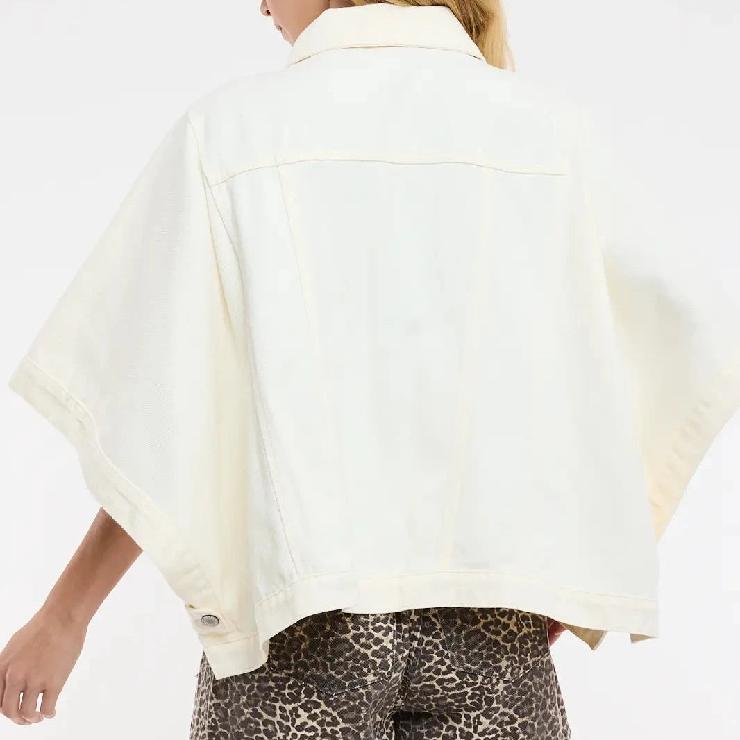 Poncho Jacket Ecru