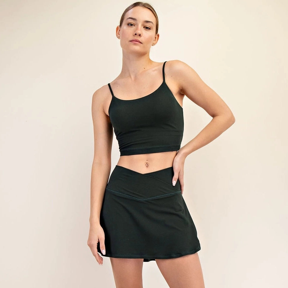 Butter V Shaped High Waist Skort