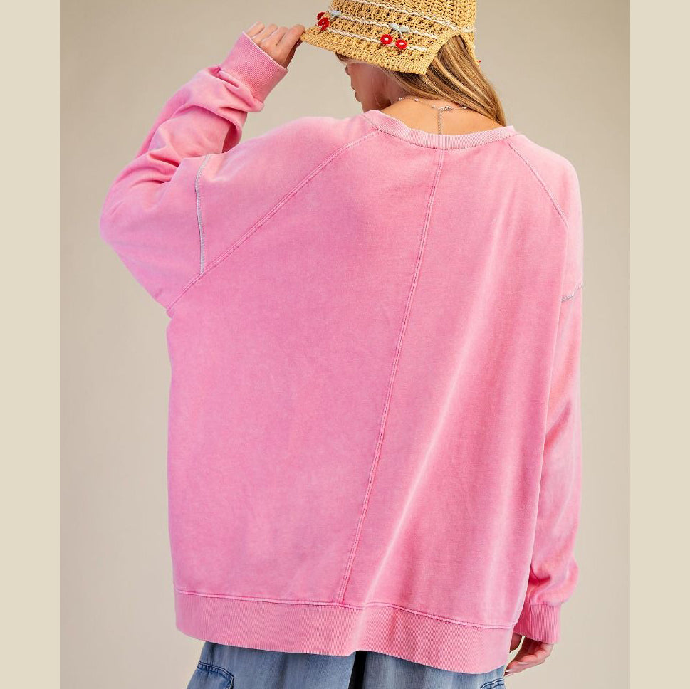 Peyton Pink Pullover
