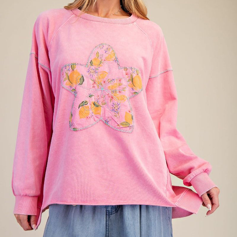 Peyton Pink Pullover