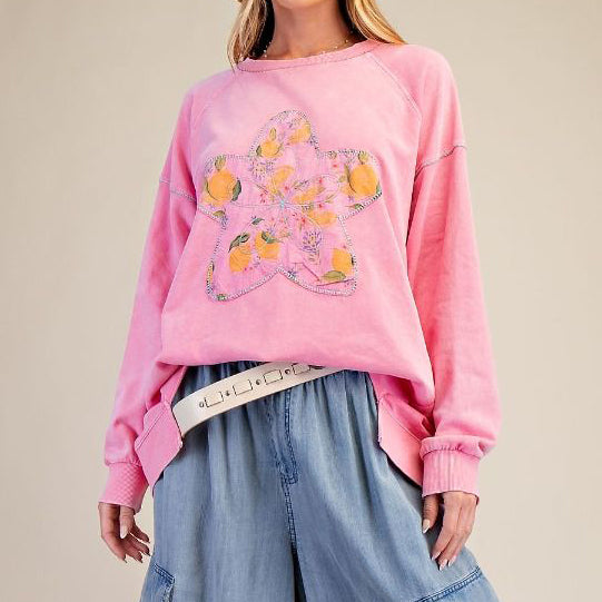 Peyton Pink Pullover