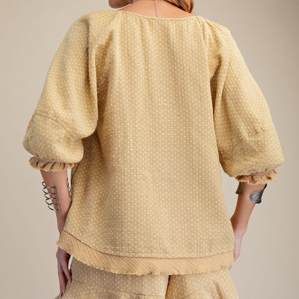 Polka Dot Set Top