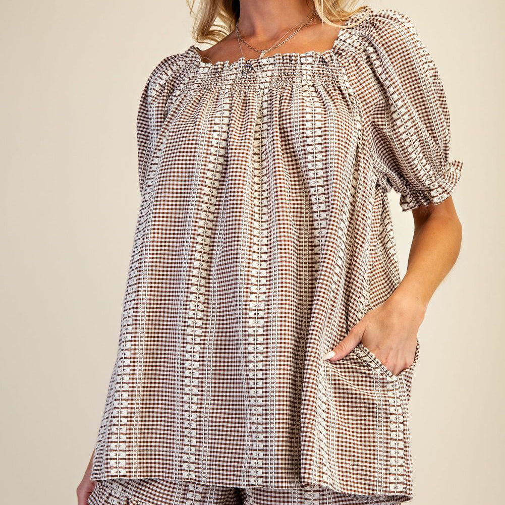 Baby Doll Ruffle Top