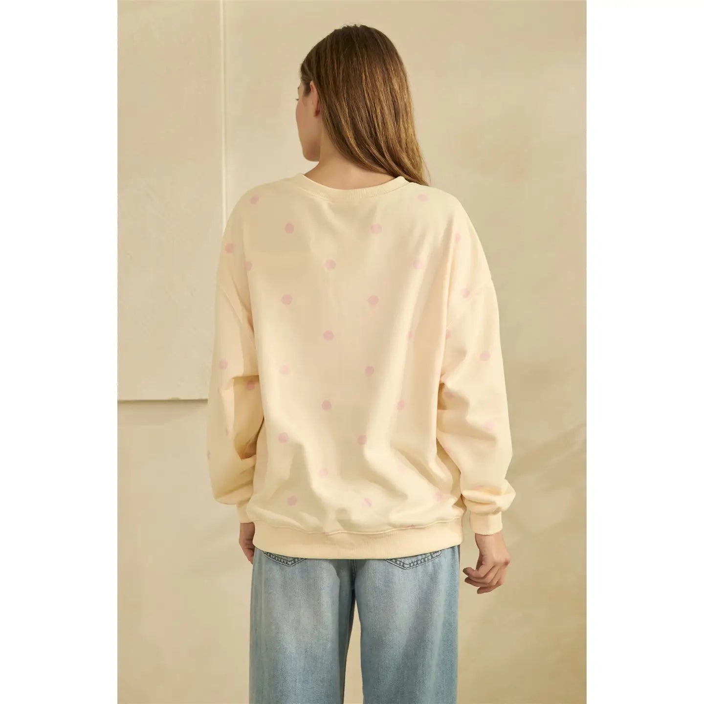 Polka Dot Sweatshirt