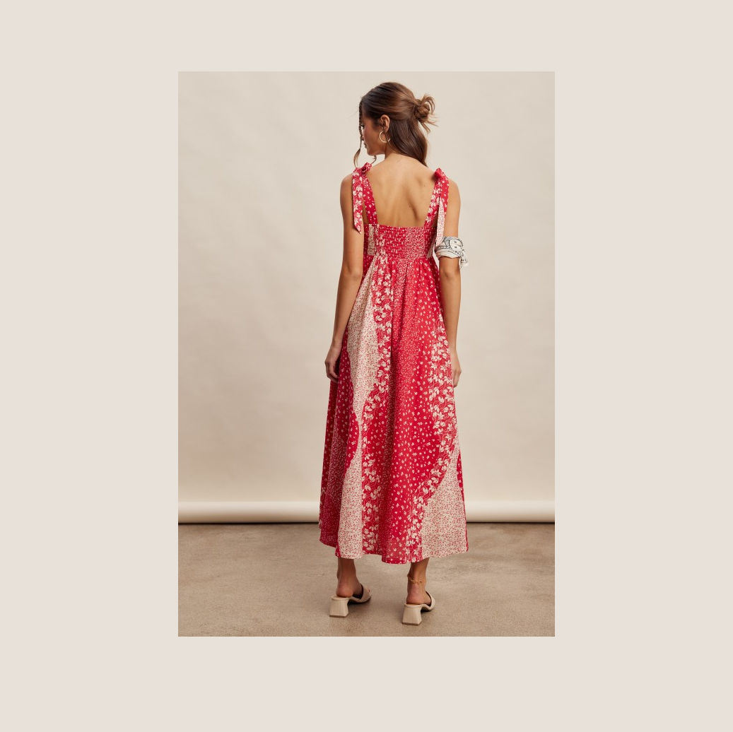 Patchwork Maxi Dress